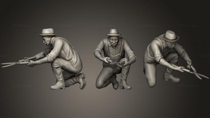 Figurines of people (MAN FIGURE11, STKH_0223) 3D models for cnc